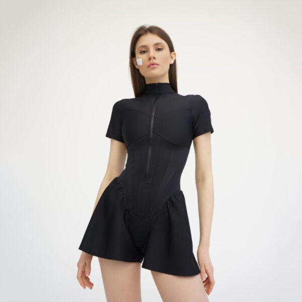 Feelsosweat Black Bodycon Dress