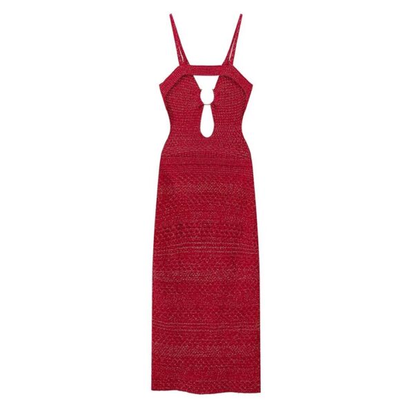 Enchanting Red Hollow Dress | Feelsosweat