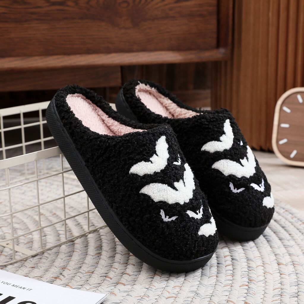 Halloween Slippers - Bat