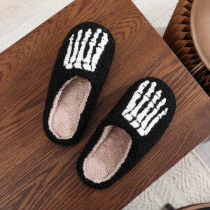 Halloween Slippers-Toe bone